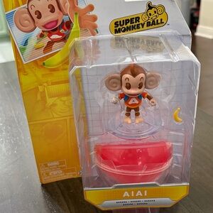Super Monkey Ball Aiai Figure - Brown/Red